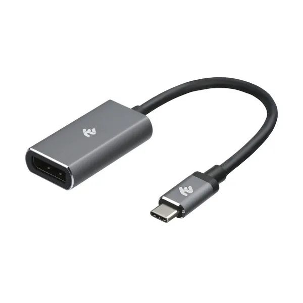Адаптер 2Е Type-C для DisplayPort, Alluminum, 0.2м (2E-W1404)