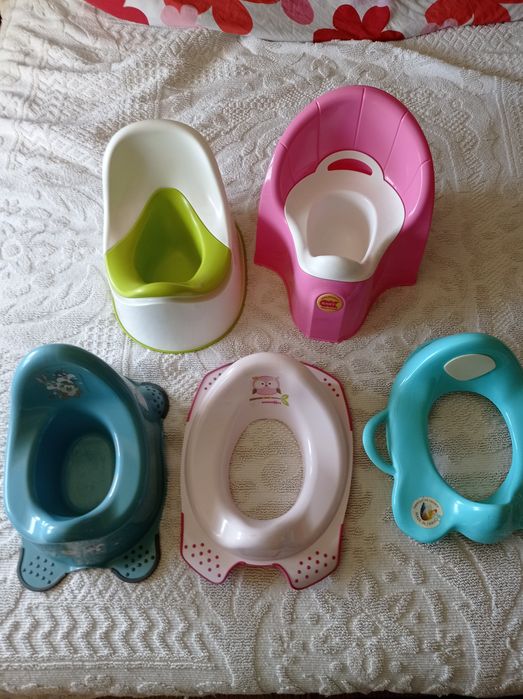 Conjunto higiene bebé com bacios e redutores