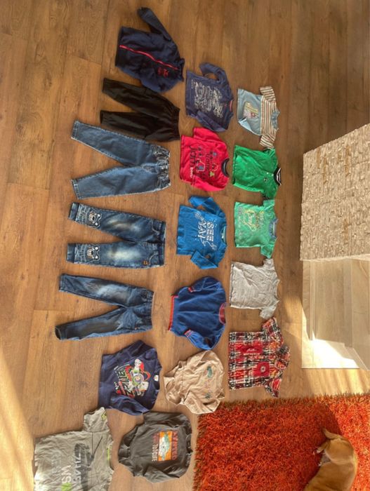 zestaw ubranek dla chłopca 86-98