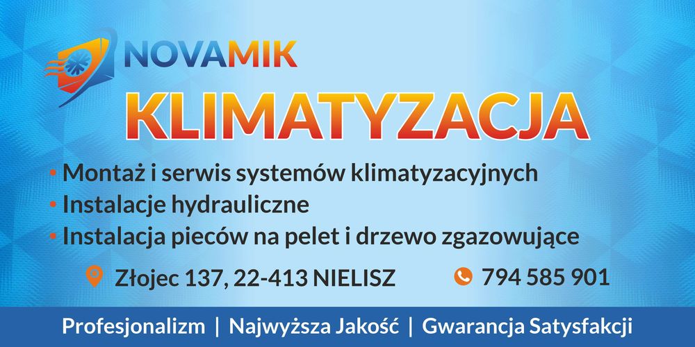 KLIMATYZACJA - Montaż - Serwis - Sprzedaż