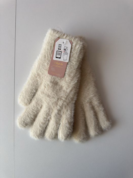 Жіночі подвійні рукавички з норки