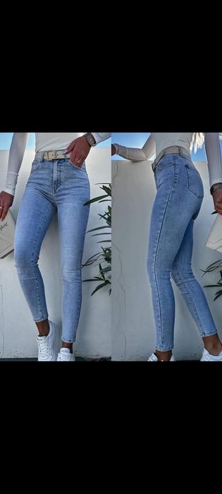Jeansy rurki push up M.Sara