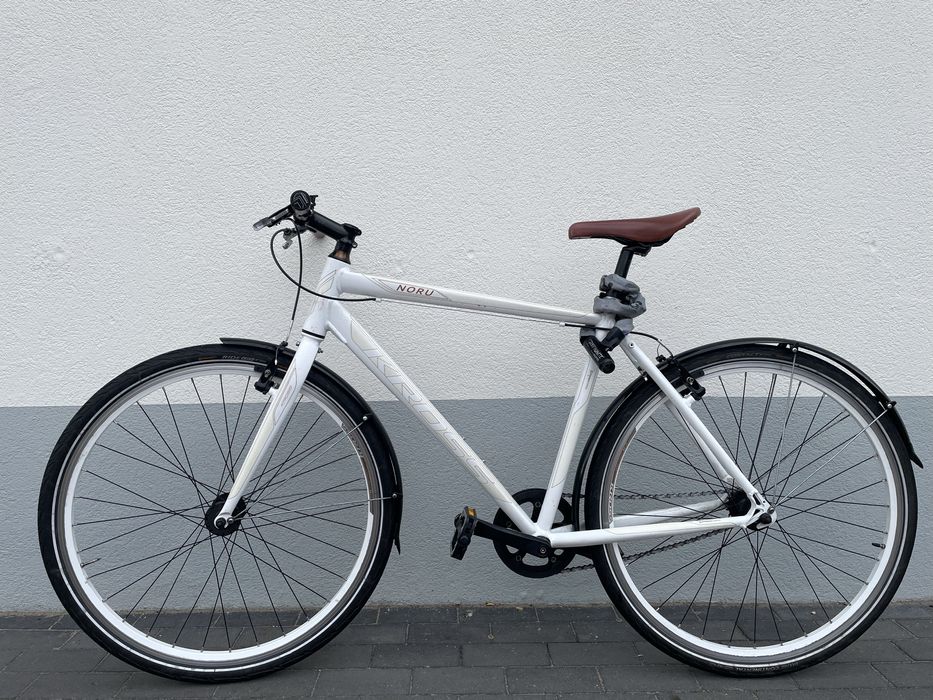 Kross Noru błotniki i zapięcie Kryptonite dzwonek L 21