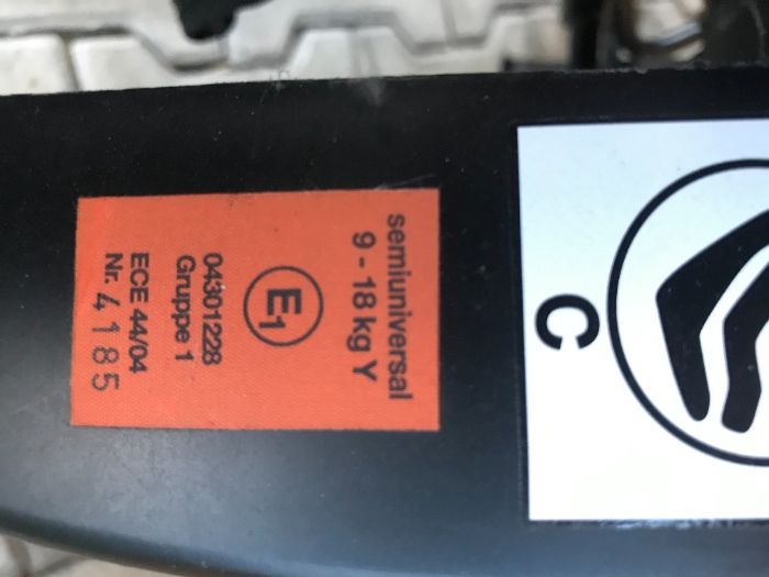 Fotelik Recaro Polaric RWF isofix 9-18KG Ładny
