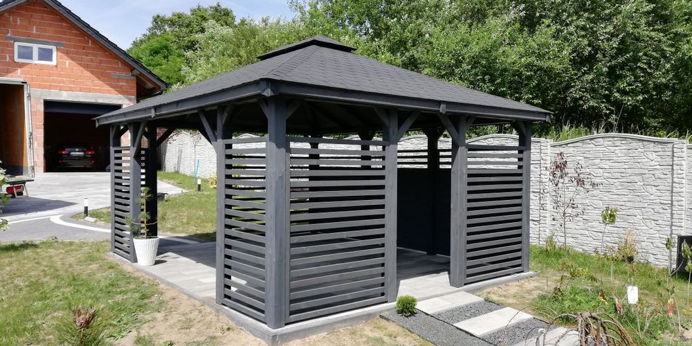Altanka  5x4m Altana ogrodowa drewutnia domek