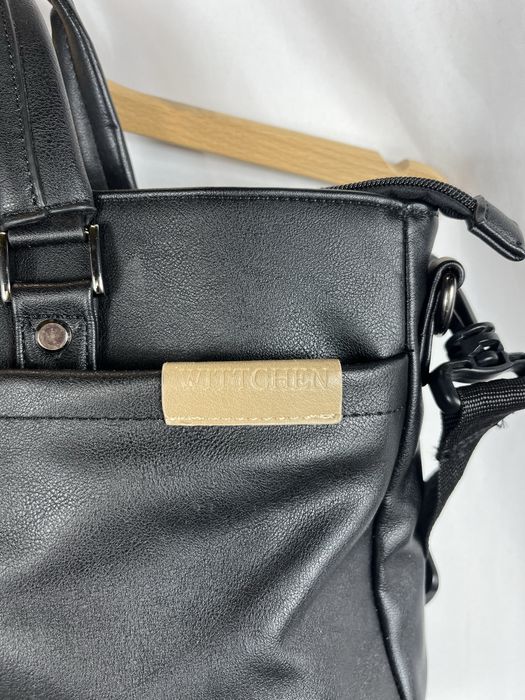 Aktówka torba na laptopa czarna skorzana Wittchen damska