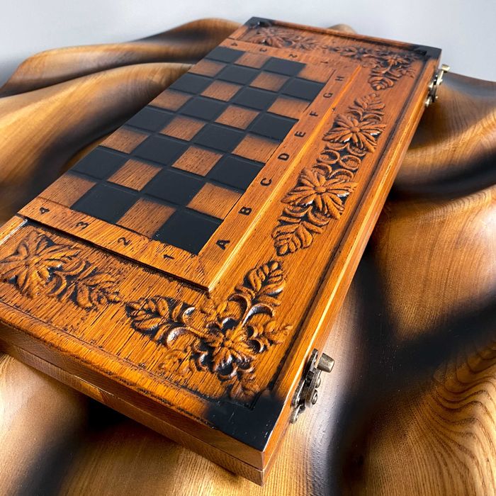 Нарди, шахи 3 в 1 з дерева ручної роботи від виробника на ПОДАРУНОК!!!
