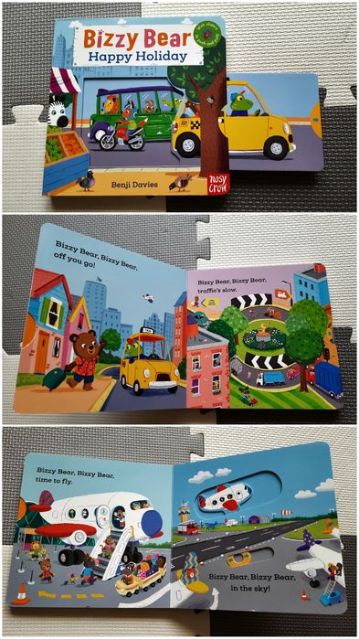 NOWA Bizzy Bear Happy Holiday miś pracuś książeczka po angielsku