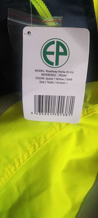 Kurtka ocieplana, spodnie ogrodniczki ocieplane BENEFIT Parka HI-VI 3