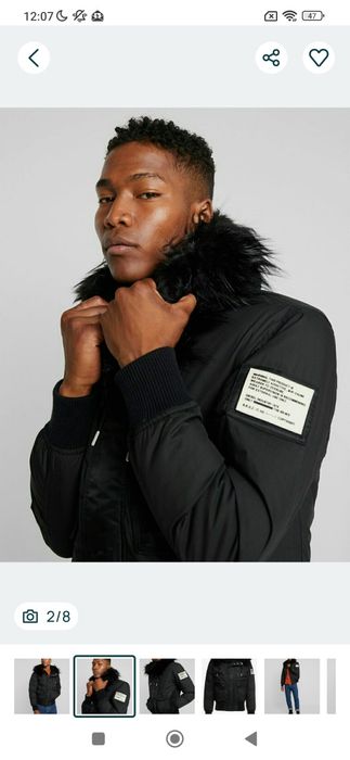 Kurtka męska ocieplana zimowa oryginalny Diesel XL XXL model USA nowa