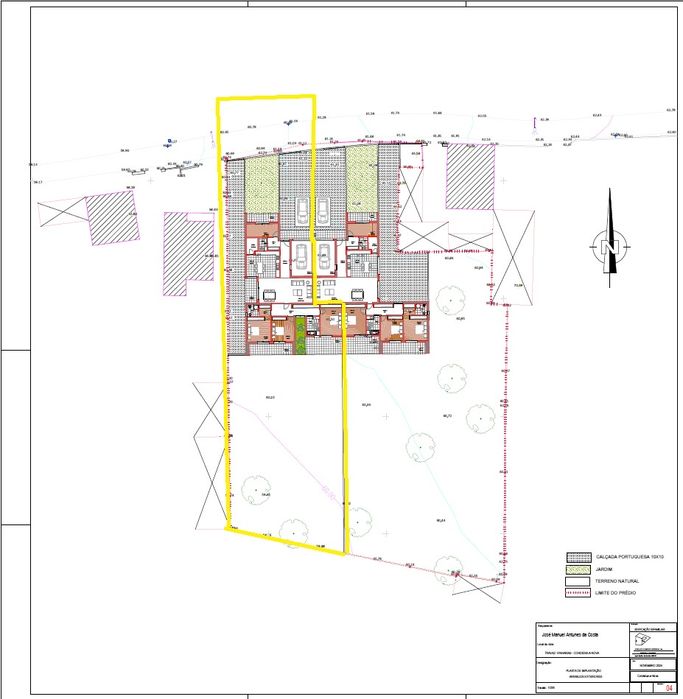 Moradia geminada na Rua das Vinharias, Condeixa-a-Nova, Lote 835m2