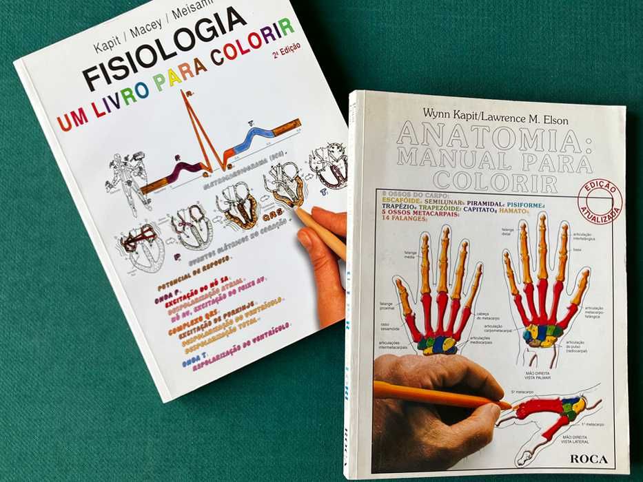 FISIOLOGIA: Um Livro Para Colorir + ANATOMIA: Manual Para Colorir