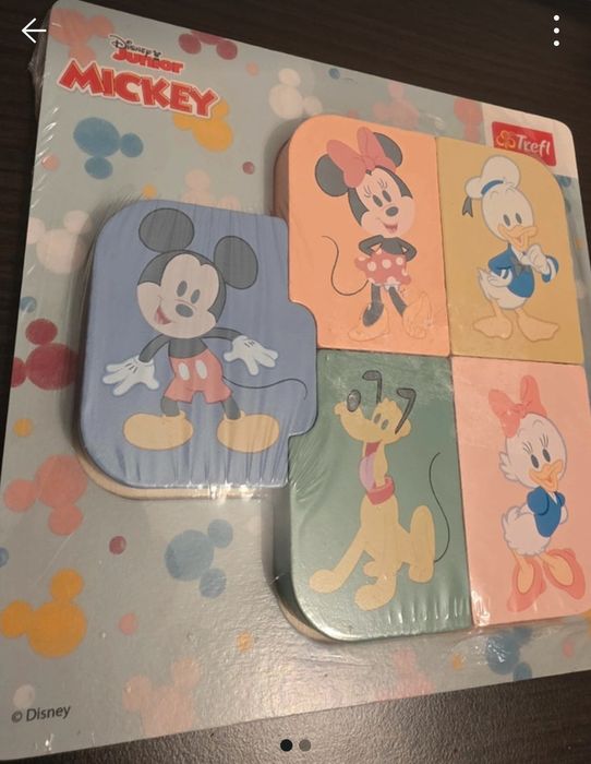 Nowe drewniane puzzle Trefl Disney