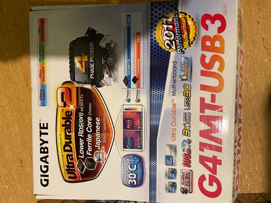 Комплект материнська плата Gigabyte G41MT-USB3 + Xeon E5450 + 8Gb DDR3