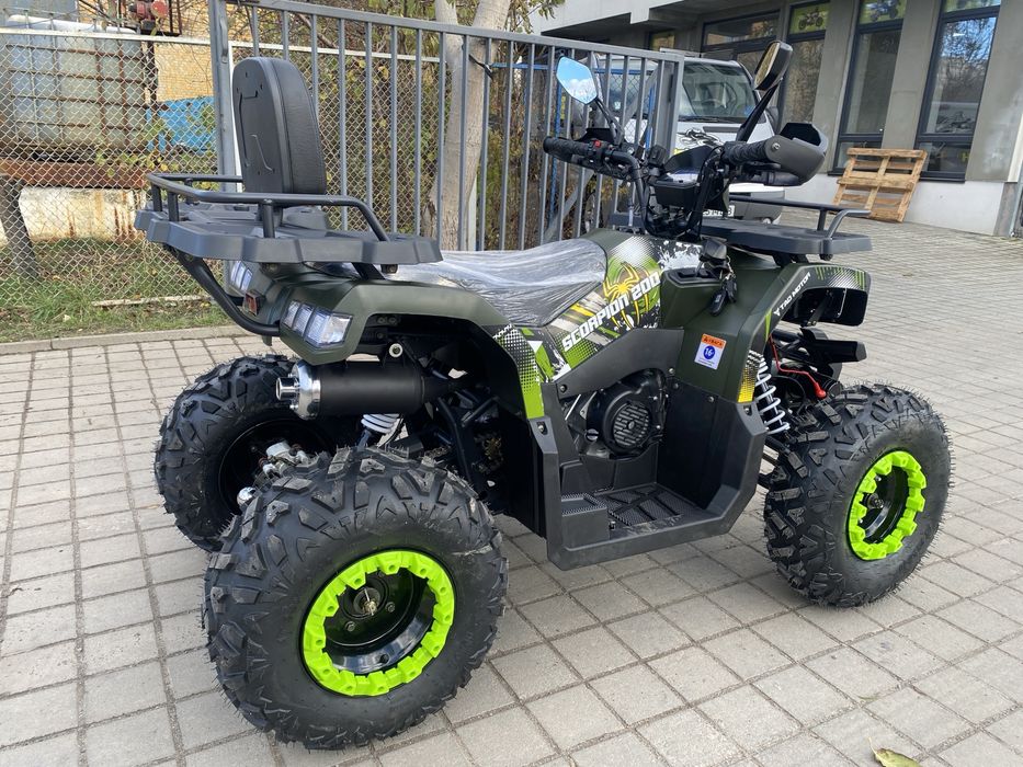 New Comman Scorpion 200 ATV Лебідка, Доставка/Кредит
