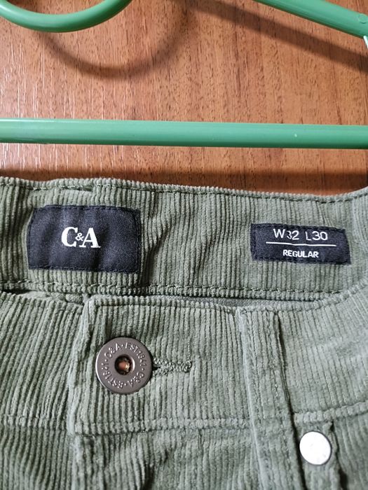 Брюки вельветові чоловічі  розмір W32 L30