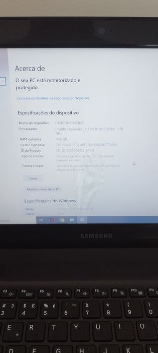 Notebook Samsung