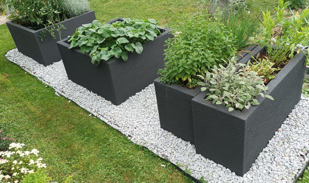 Lekkie Termo donice na wymiar. Doniczki na kwiaty rośliny. Warzywniak