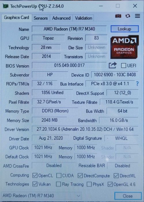 Ноутбук HP 17-BS153CL17,3 Core i5-8250U/16Gb/SSD 512Gb/Radeon R7