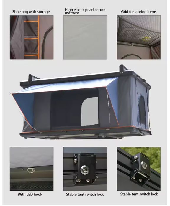 Tenda tejadilho em alumínio