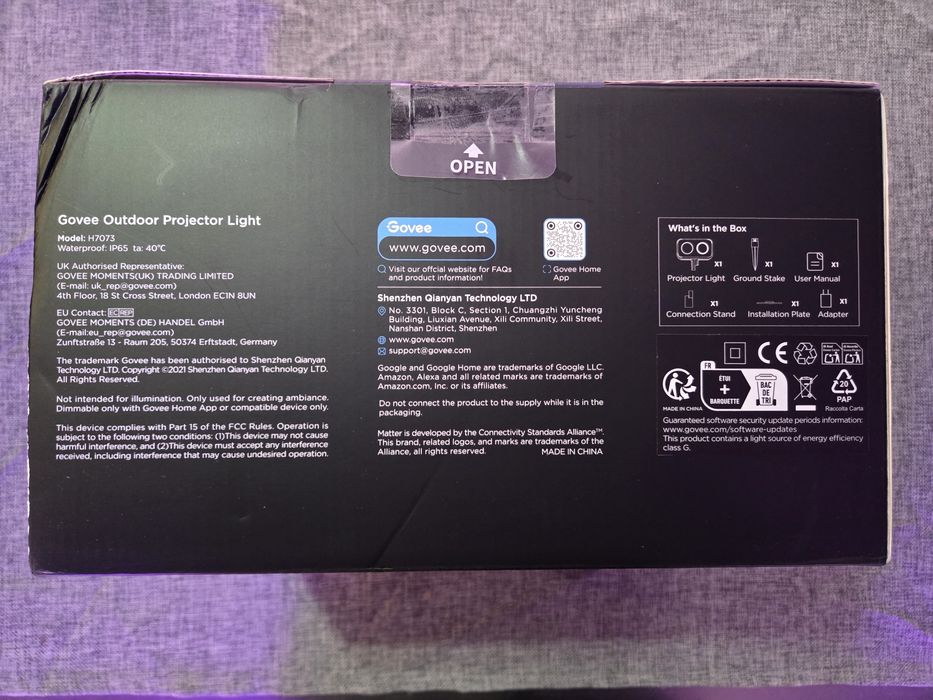Projetor de Luzes Exterior Govee H7073