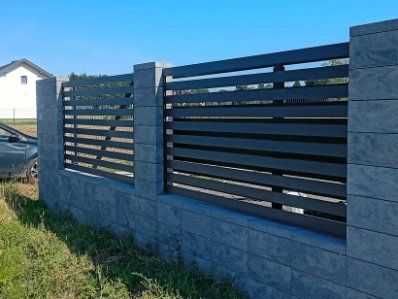 Ogrodzenie panelowe wys 123 cm kompletne  - dostawa i montaż