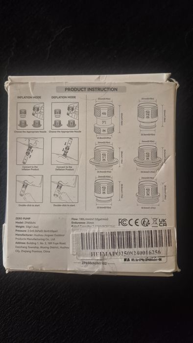 Flextail Gear Zeros Pump Mini Bomba Portátil