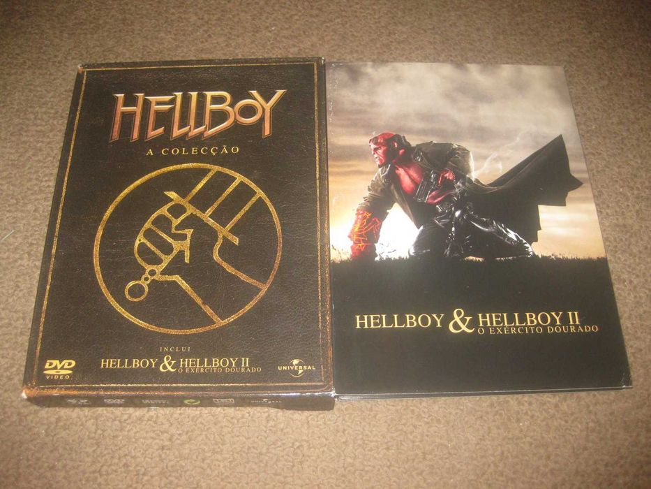 Colecção em DVD "Hellboy" Edição Especial Digipack com Box Arquivadora
