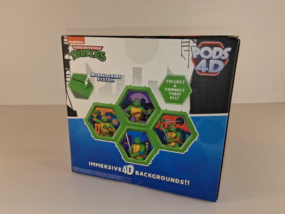 B094 Teenage Mutant Ninja Turtles Pods4D Figurka Leonardo Zółwie Ninja