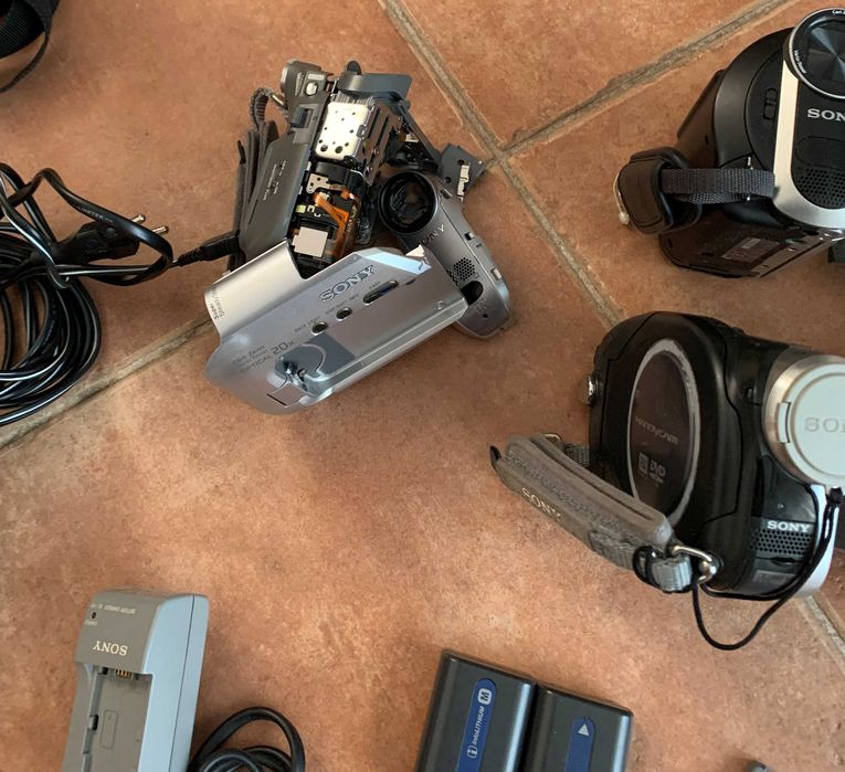 Conjunto de Câmeras de Vídeo Sony P/Peças