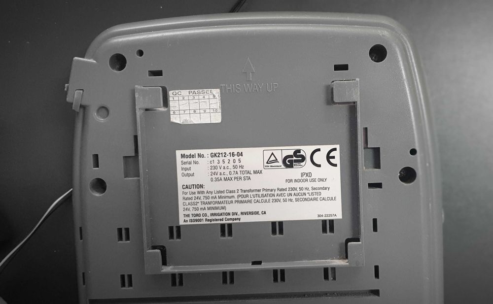 Sistema de rega automática Toro