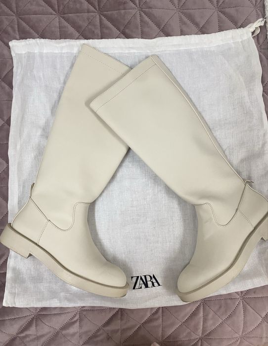 Botas da zara cano alto