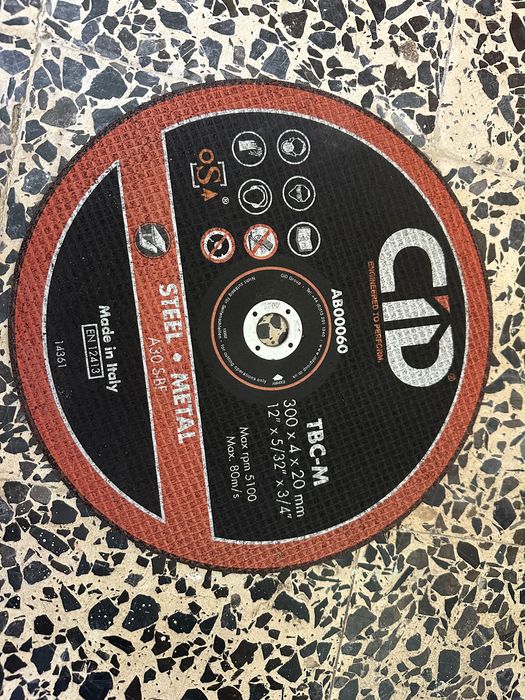 Disco para corte de metal