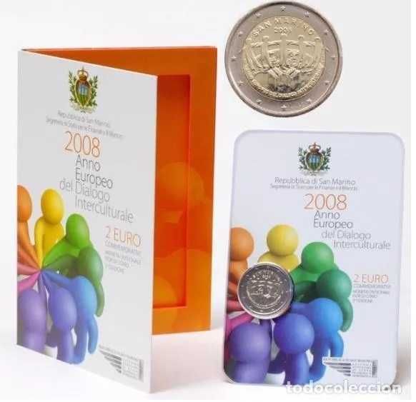 San Marino  - - - - - Moedas Comemorativas de 2 Euros