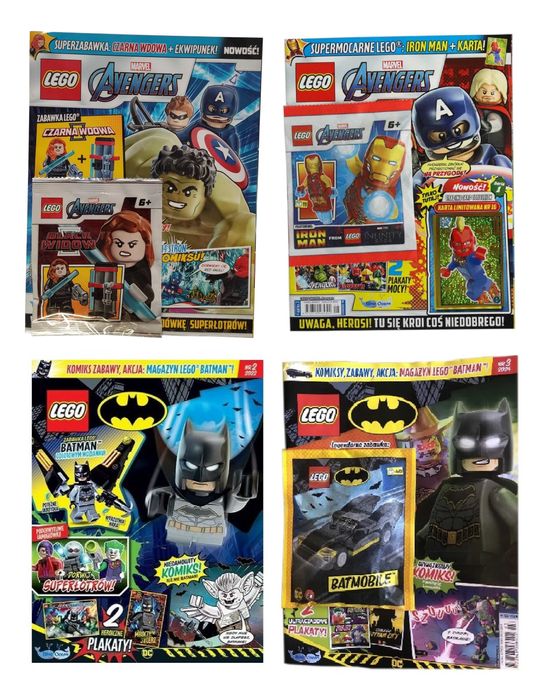 LEGO Super Heroes zestaw czasopisma 4szt. - CH10