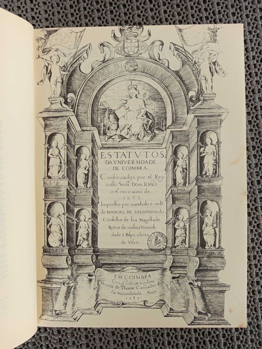Estatutos da Universidade de Coimbra (1653) Ed fac-similada 1987