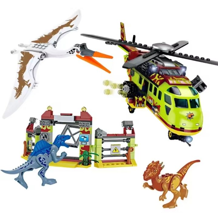 Конструктор Jurassic park 582 блоков Лего