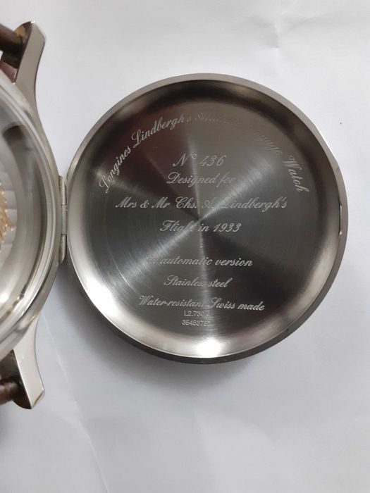 Longines Heritage Lindbergh Atlantic Voyage Ref. L2.730.4 - NOVO