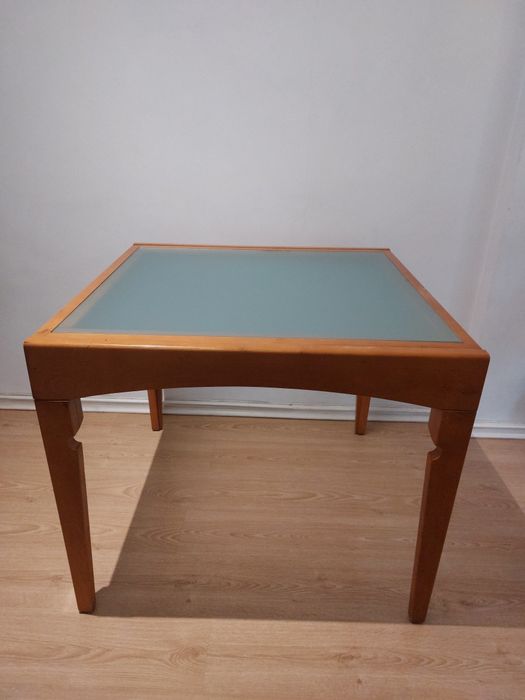 Mesa de refeição extensível em  madeira cerejeira