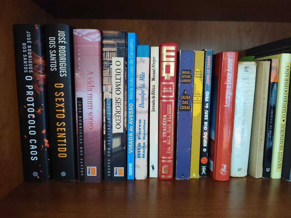 Livros de excelentes autores portugueses e estrangeiros, desporto, infantil, BD, romance, história - English books too
