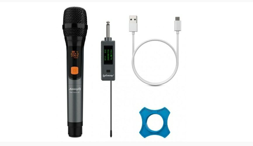 Free Hand UHF: 30 h de Autonomia, 50 m de Alcance, Som Digital Limpo