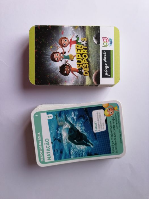 Cartas Super Desportos (baralho ou à unidade) - COMPLETE A SUA COLEÇÃO