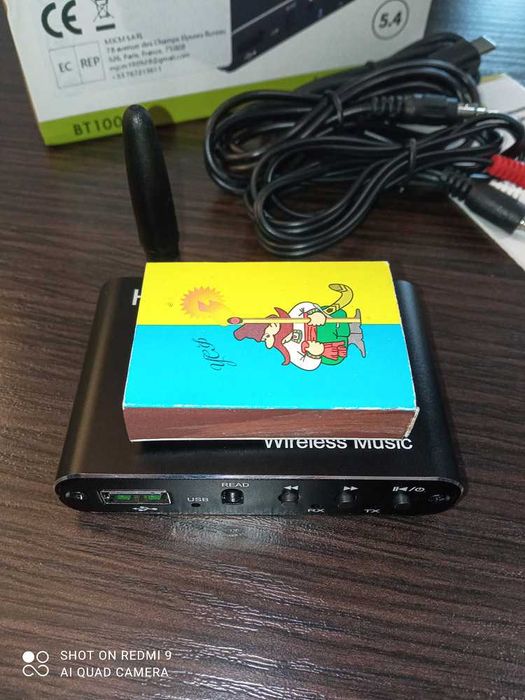 Аудіо Приймач-Передавач BT-RX-TX-USB-1000мАг
