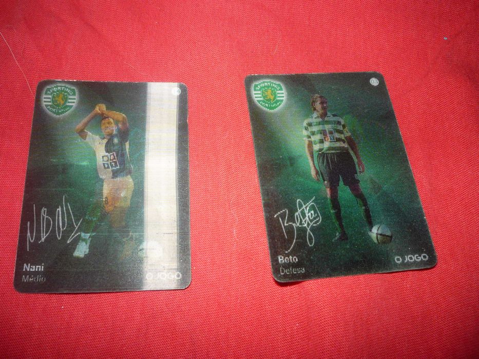 Ofereço "cartas sporting" e outros cromos