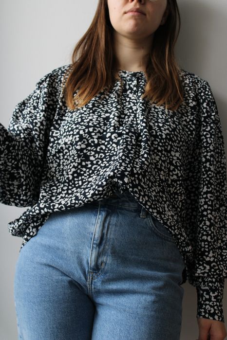 Bluza w kropki rozmiar 42