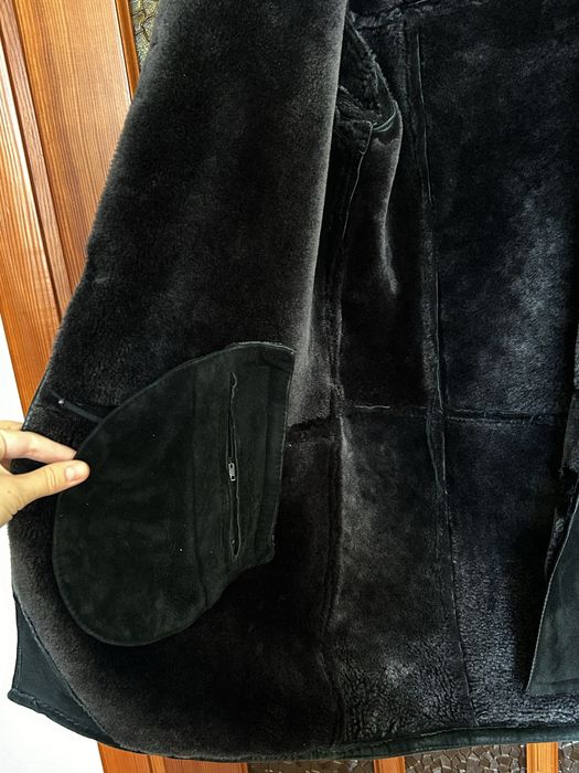 Дублянка натуральна чоловіча замша хутро ідеальний стан