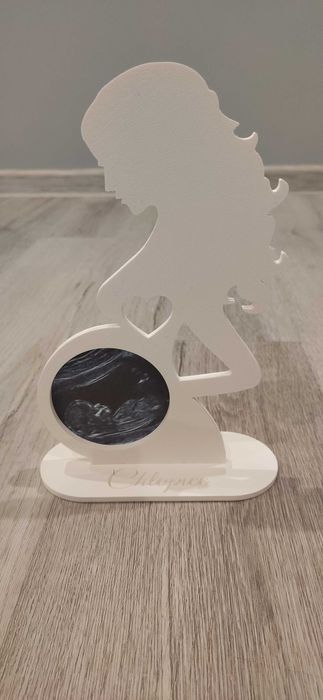 Ramka na zdjęcie USG Chłopiec – wyjątkowa pamiątka ciąży, grawerowana