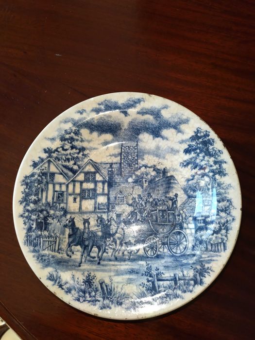 prato decorativo em porcelana