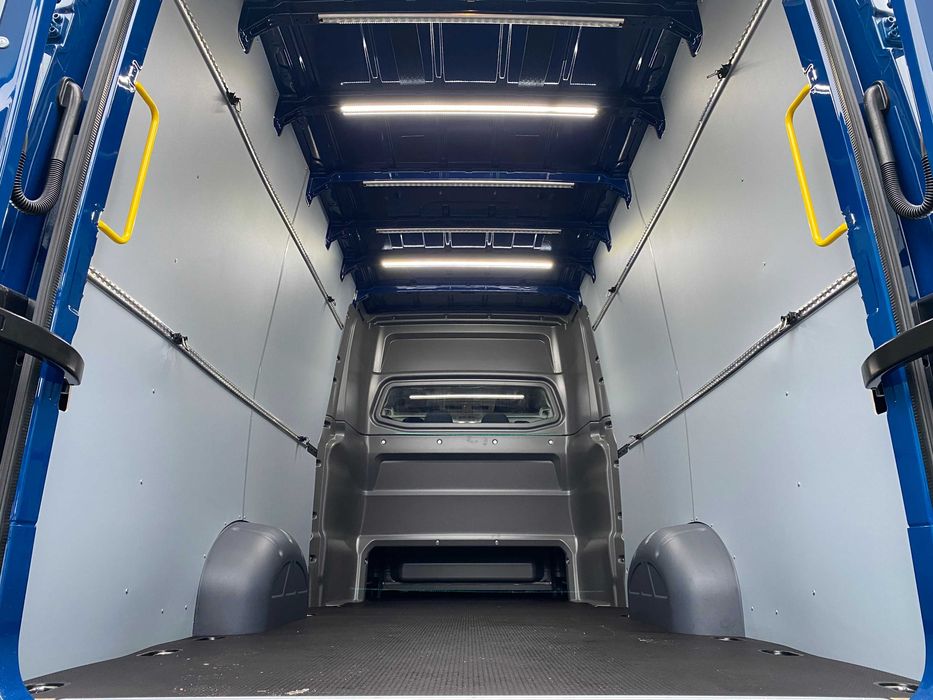 Zabudowa Busa VW Crafter MAN TGE L4H3/H4 | Podłoga 9mm Brąz | Dostawa Gratis