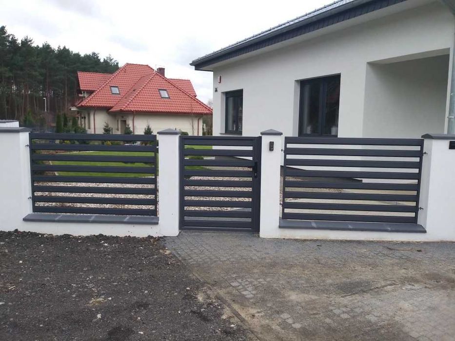 Furtka Palisada Standard 100x160 cm RAL 7016 – elegancja i trwałość